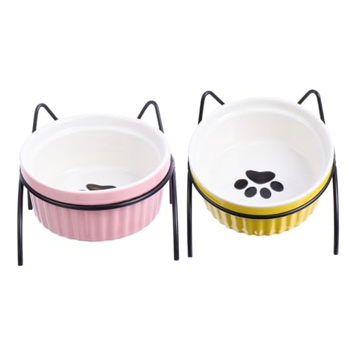 minkissy 2 Sätze Katzennapf Katzenfutter Halswirbelsäule Hase Keramik minkissy 2 Sätze Katzennapf Katzenfutter Halswirbelsäule Hase Keramik von minkissy