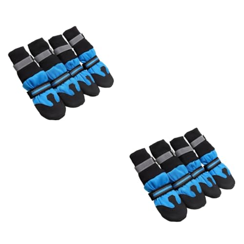 minkissy 2 Sätze Warmer Welpe Haustier Hund Warme Schuhe Pfotenschutz Für Haustierstiefel Bequeme Hausschuhe Warme Hundeschneestiefel Winterhunde Schneeschuhe Klein Reisen Hundeschuhe minkissy 2 Sätze Warmer Welpe Haustier Hund Warme Schuhe Pfotenschutz Für Haustierstiefel Bequeme Hausschuhe Warme Hundeschneestiefel Winterhunde Schneeschuhe Klein Reisen Hundeschuhe von minkissy