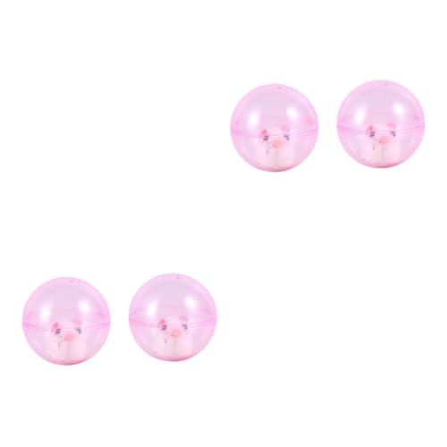 minkissy 2 Spielzeug für Kinder kinderspielzeug Hamster Ball Toy kinderknallzeug Kinder spielsachen White Out im wei Spielzeuge Spielzeug für Hamsterbälle Haustier Pet-Ball Weiß von minkissy