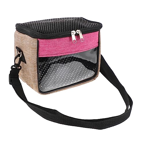 minkissy 2 Stück Hamster Out Bag Katze Ausgehende Tasche Hamster Geldbörse Carrier Hund Tragetasche Hamster Ausgehende Tasche Haustier Tragetasche für Hamster Rennmäuse Carrier Kleintier Tasche Reise von minkissy