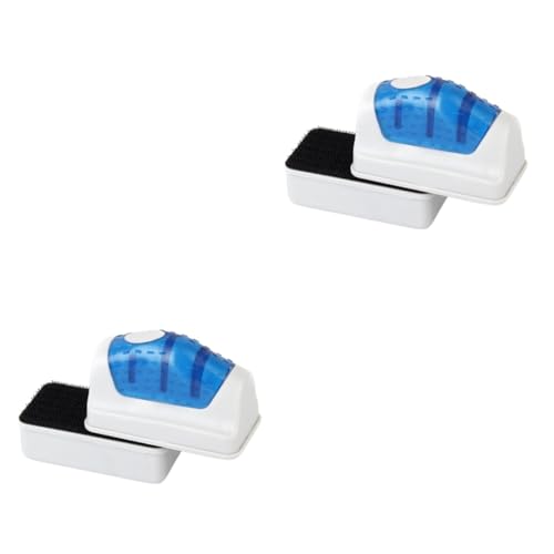 2 stücke Aquarium Glas Magnetische Scrubber Aquarium Magnet Fisch Tank Reinigung Werkzeuge Fisch Tank Algen Schaber für Glas Aquarien Glas Doppelseitiger von minkissy