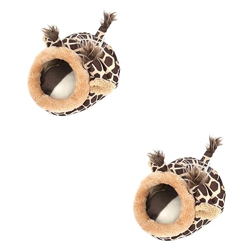 minkissy 2 stücke Warm Hamster Bett Häuser Hamster Hängematte kleine Tiere Hampster Kleintiere Haus winzige Tiere Warm Haustier Kissen Mäuse warme Matte Hamster Nest Hamster Käfig Tierbett von minkissy