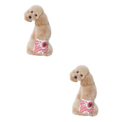 minkissy 2 x Sanitärhose für Haustiere, Hundewindeln, Hundewindeln, Welpenwindeln, ädchen, Kleidung, Unterwäsche, weibliche Haustierhose, physiologische Hose, ädchen, Kleidung, Höschen, gestreift minkissy 2 x Sanitärhose für Haustiere, Hundewindeln, Hundewindeln, Welpenwindeln, ädchen, Kleidung, Unterwäsche, weibliche Haustierhose, physiologische Hose, ädchen, Kleidung, Höschen, gestreift von minkissy
