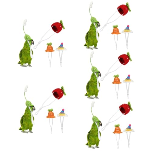 minkissy 20 STK Kleine Gestrickte Tiermütze Eidechsenhut Für Haustiere Hamsterhüte Für Echte Hamster Erdbeer-Accessoires Hühnerhüte Für Zubehör Für Reptilien Strickmütze Kleine Tiere Acryl minkissy 20 STK Kleine Gestrickte Tiermütze Eidechsenhut Für Haustiere Hamsterhüte Für Echte Hamster Erdbeer-Accessoires Hühnerhüte Für Zubehör Für Reptilien Strickmütze Kleine Tiere Acryl von minkissy