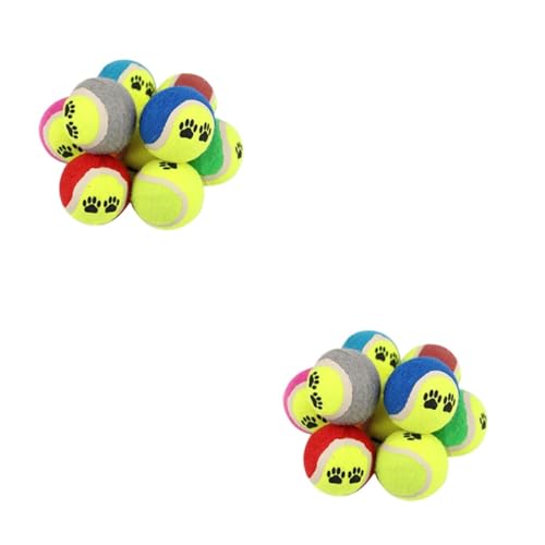 minkissy 24 Pcs Outside Toy Toys for outside Pet Toy Outdoor Toy Chew Toy Dogman Toys Out Door Toys Outdoor Playsets Tennis Ball Toys Cat Toys The Dog Toy Ball von minkissy