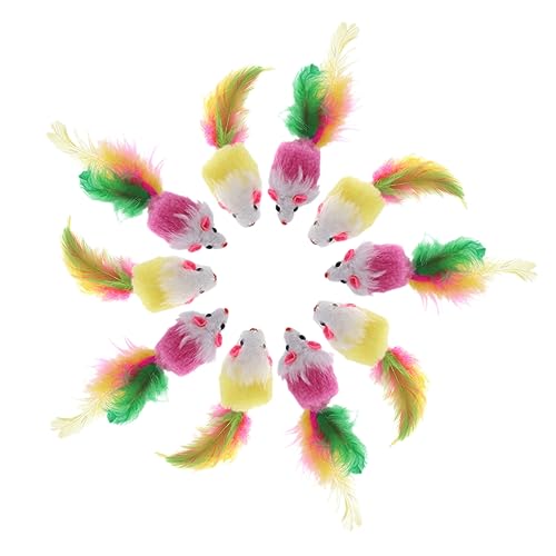minkissy 24pcs Interactive Cat Toys Toy for Cat Stuffed Cat Chew Toy Cat Playing Toys Tails Toy Plush Scrump Plush Artificial Mouse Cat Scratch Pet minkissy 24pcs Interactive Cat Toys Toy for Cat Stuffed Cat Chew Toy Cat Playing Toys Tails Toy Plush Scrump Plush Artificial Mouse Cat Scratch Pet von minkissy