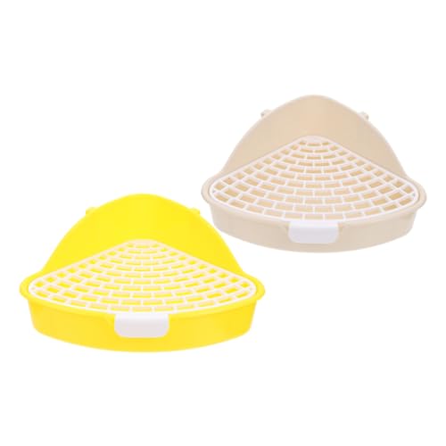 minkissy 2Er-Box Kaninchentoilette Katzentoilette dreieckige Toilette Mini Haustier Hamster Toilette in der Tierhandlung Katzenklo für Katzen Haushalt Kleine Tiere Mülleimer Hündchen Hase minkissy 2Er-Box Kaninchentoilette Katzentoilette dreieckige Toilette Mini Haustier Hamster Toilette in der Tierhandlung Katzenklo für Katzen Haushalt Kleine Tiere Mülleimer Hündchen Hase von minkissy