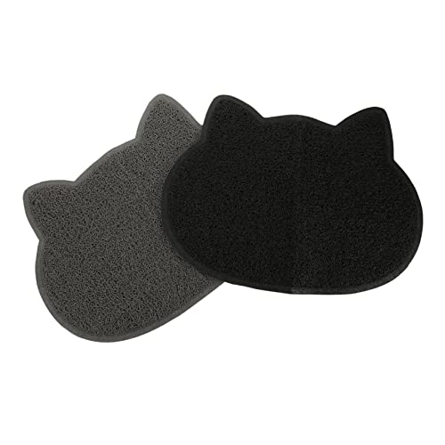 minkissy 2Pcs cat litter mat cat mats for litter cat litter liner Cat Litter Catcher scatter control pad small litter mat for plastic bins kitten litter mats cat food abs to feed minkissy 2Pcs cat litter mat cat mats for litter cat litter liner Cat Litter Catcher scatter control pad small litter mat for plastic bins kitten litter mats cat food abs to feed von minkissy