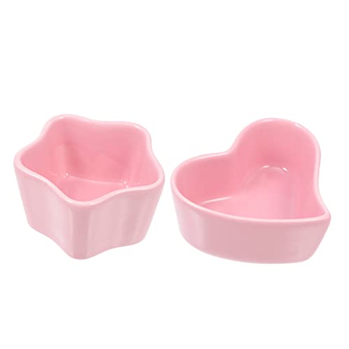 minkissy 2Pcs food bowl animal cage container for food small containers hamster water bowl critter color rabbit water bowl small pet container small animal bowl guinea pig container von minkissy