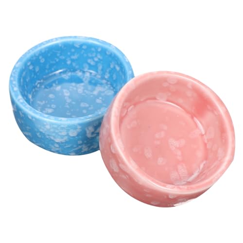 minkissy 2Pcs hamster ceramic bowl small animal dishes hamster feeders hamster food dish terrarium reptile hamster feeding bowl hamster water dish reptisoil ceramics food plate turtle minkissy 2Pcs hamster ceramic bowl small animal dishes hamster feeders hamster food dish terrarium reptile hamster feeding bowl hamster water dish reptisoil ceramics food plate turtle von minkissy