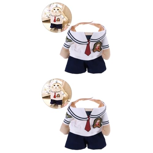 minkissy 2St Anzug Matrosenkostü für Katzen kleine Hunde-Outfits Piratenkostü Kleider Kleidung für Haustiere Haustierkleidung der Hund Verwandlungs-Outfit Freizeitkleidung Matrosenhut minkissy 2St Anzug Matrosenkostü für Katzen kleine Hunde-Outfits Piratenkostü Kleider Kleidung für Haustiere Haustierkleidung der Hund Verwandlungs-Outfit Freizeitkleidung Matrosenhut von minkissy