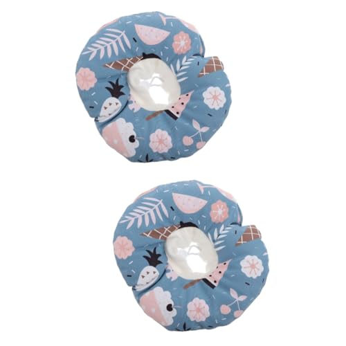 minkissy 2St Elisabeth Kreis Katzenhalsband Haustierkegel Leckschutzkragen Katzen katzenhalsbänder Schildkragen für Haustiere Haustier-Schutzkragen die Katze Kätzchen Baumwolle von minkissy