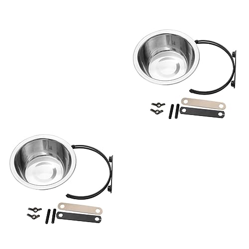 minkissy 2 Stück Edelstahl-coop-näpfe Futternapf Für Hunde Wasser Futternapf Für Und Mittelgroße Hunde Katzen Vögel Einfache Reinigung minkissy 2 Stück Edelstahl-coop-näpfe Futternapf Für Hunde Wasser Futternapf Für Und Mittelgroße Hunde Katzen Vögel Einfache Reinigung von minkissy