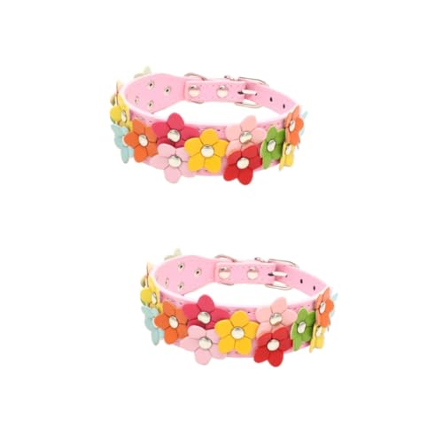 minkissy 2St Halsband Haustier Hund Katze Schildkrötenbecken mit Deckel Pu Kleiner Blumenhund minkissy 2St Halsband Haustier Hund Katze Schildkrötenbecken mit Deckel Pu Kleiner Blumenhund von minkissy