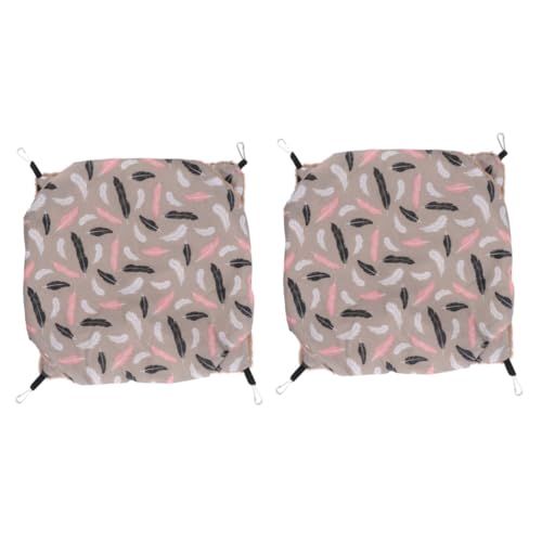minkissy 2St Hamster Hängematte Haustier bettwäsche Haustierzubehör hamsterbett Hamster schaukel Haustier-Hamster-Hängematte warme Haustierhängematte Winter Haustierkäfig Kaninchen Plüsch von minkissy