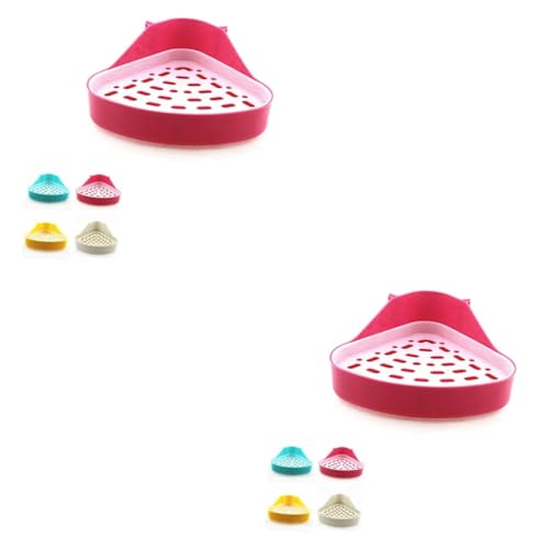 minkissy 2St Hamster Toilette hasentoilette kaninchentoilette ecktoilette kaninchenklo Hamsterklo -Töpfchentrainer Töpfchentrainer für Frettchen Meerschweinchen Haustier minkissy 2St Hamster Toilette hasentoilette kaninchentoilette ecktoilette kaninchenklo Hamsterklo -Töpfchentrainer Töpfchentrainer für Frettchen Meerschweinchen Haustier von minkissy