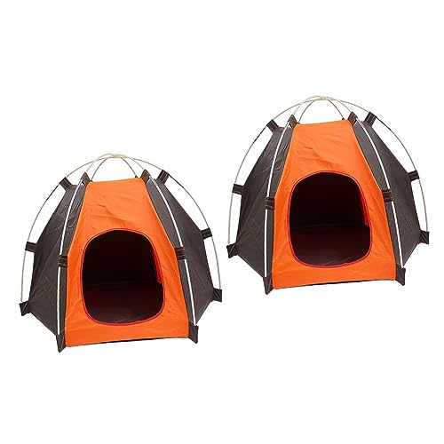 minkissy 2St Haustierzelt im Freien Zeltbett für Haustiere kleines Hundezelt Hundebett für draußen Zelte waschbares hundebett tragbare Tierunterkunft Hundehütte Hase Zwinger Katzennest minkissy 2St Haustierzelt im Freien Zeltbett für Haustiere kleines Hundezelt Hundebett für draußen Zelte waschbares hundebett tragbare Tierunterkunft Hundehütte Hase Zwinger Katzennest von minkissy