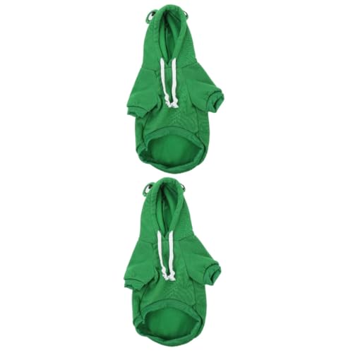 minkissy 2St Hundekleidung Warmer Hundemantel Hund wärme Kleidung Frosch-Hoodie Frosch- Haustier Mäntel Welpenmantel Hunde-Sweatshirt hautfreundlich Kapuzenpullover Hündchen Polyester minkissy 2St Hundekleidung Warmer Hundemantel Hund wärme Kleidung Frosch-Hoodie Frosch- Haustier Mäntel Welpenmantel Hunde-Sweatshirt hautfreundlich Kapuzenpullover Hündchen Polyester von minkissy