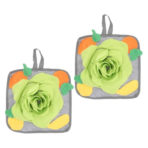 minkissy 2St Kaninchen-Schnüffelpad Hundespielzeug Matte hundefutter welpe Haustier Trainingskissen schnüffeln Schnüffelkissen Hase Riechkissen Nasenpads Trainingsmatte Arbeit minkissy 2St Kaninchen-Schnüffelpad Hundespielzeug Matte hundefutter welpe Haustier Trainingskissen schnüffeln Schnüffelkissen Hase Riechkissen Nasenpads Trainingsmatte Arbeit von minkissy