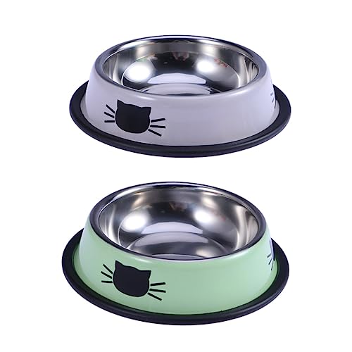 minkissy 2St Katzennapf Katzennäpfe Haustiernapf Haustierzubehör rutschfest Hundenapf minkissy 2St Katzennapf Katzennäpfe Haustiernapf Haustierzubehör rutschfest Hundenapf von minkissy
