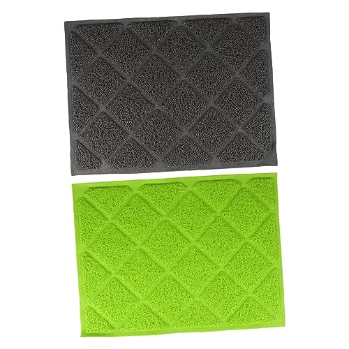 minkissy 2St Katzenstreu Matte Kunststoffpalette Lebensmittel hundenapf tablett Katze frisst Matte hundefutternapf Matte Eingangsmatte Katzenstreu Pad Welpenmatte Futterunterlage für Katzen minkissy 2St Katzenstreu Matte Kunststoffpalette Lebensmittel hundenapf tablett Katze frisst Matte hundefutternapf Matte Eingangsmatte Katzenstreu Pad Welpenmatte Futterunterlage für Katzen von minkissy