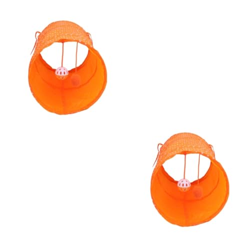 minkissy 2St Katzentunnel Spielzeug für Haustiere Spielzeuge Kaninchenspielzeug Pet-Tube-Spielzeug Tunnelspielzeug für Katzen faltbar Hauskatze Haustierzubehör Frettchen Katzenspielzeug von minkissy