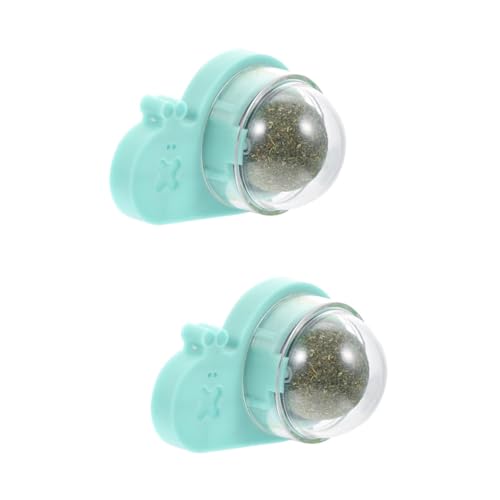 minkissy 2St Maotischer Polygonum-Ball Katzenspielzeug für drinnen Katzenwand Autos Spielzeug Spielzeuge selbstklebendes Katzenminze-Spielzeug Auto Spielzeug Wagen Katzenminze Bälle Snack von minkissy