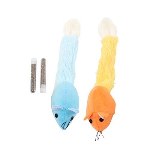 minkissy 2St Plüsch-Mäuse-Spielzeug Katze Plüschtier Kauspielzeug Kätzchen Beißspielzeug Katzen-Teaser Spielzeuge Katzen- -Spielzeug Plüsch Spielzeug beissen Haustierzubehör Hölzern minkissy 2St Plüsch-Mäuse-Spielzeug Katze Plüschtier Kauspielzeug Kätzchen Beißspielzeug Katzen-Teaser Spielzeuge Katzen- -Spielzeug Plüsch Spielzeug beissen Haustierzubehör Hölzern von minkissy