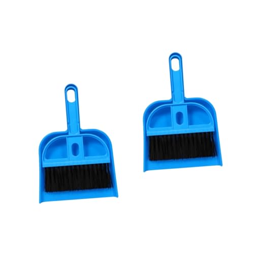 minkissy 2St Reinigungsmittel für Haustiere Reinigungsbürste Reinigung von tierischen Abfällen Mini-Kehrschaufel und Bürste Kehrmaschine Kleiner Besen Katzentoilette einstellen a218 Käfig von minkissy