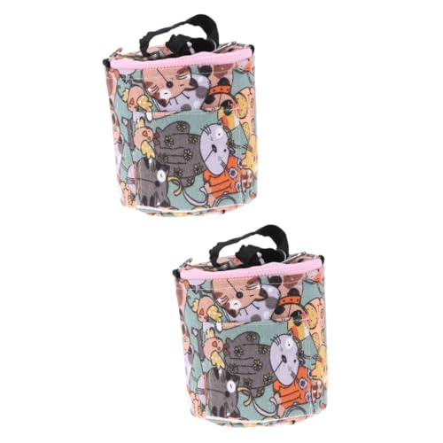 minkissy 2St Aufbewahrungstasche für Haustiere tragbare Tasche Hamster Handtasche die Einkaufstasche atmungsaktiver Käfig Kleintierzubehör Anti-Stress Haustierkäfig Fliegende Fledermaus von minkissy