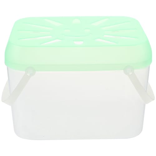 minkissy 2St Transportbehälter für Fische Grillen für Reptilien Reptilienbecken bürodeko büro Dekoration Aquarium Reptilien Terrarien Handlich Tier Fütterungsbox Fischbecken Kind von minkissy