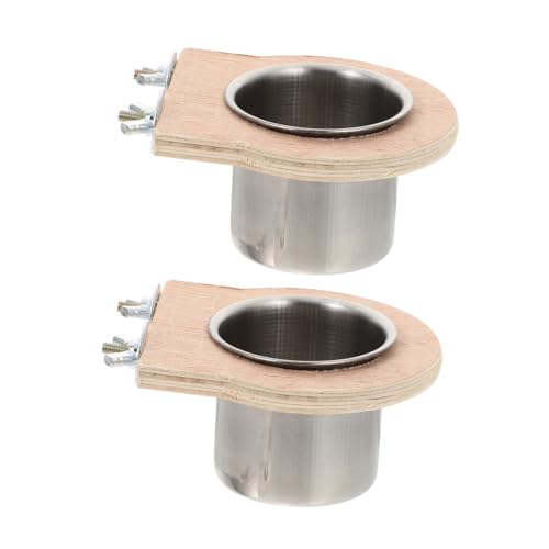 minkissy 2St Wasserbecher Trog Welpenzubehör Schüssel zum Aufhängen für Papageienkäfige Wassergläser Trink Gläser Edelstahlschüssel Haustierzubehör füttern hängende Tasse Futtertrog Krippe minkissy 2St Wasserbecher Trog Welpenzubehör Schüssel zum Aufhängen für Papageienkäfige Wassergläser Trink Gläser Edelstahlschüssel Haustierzubehör füttern hängende Tasse Futtertrog Krippe von minkissy