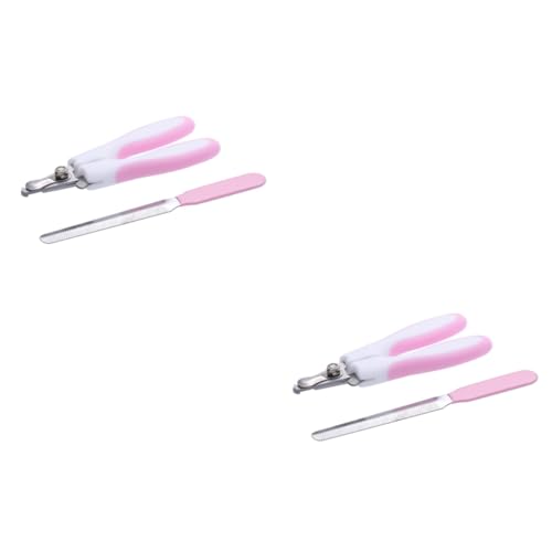 minkissy 2St nagelknipser für welpen Haustierpflegewerkzeug Trimmer Zahnbürsten Nagelknipser für Hunde Haarschneidemaschine für Hunde Hündchen Schleifer Schönheitsschere Schermaschinen Rosa minkissy 2St nagelknipser für welpen Haustierpflegewerkzeug Trimmer Zahnbürsten Nagelknipser für Hunde Haarschneidemaschine für Hunde Hündchen Schleifer Schönheitsschere Schermaschinen Rosa von minkissy