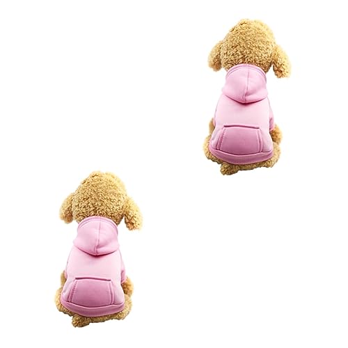 minkissy 2St rosafarbene Kleidung Herbstkleidung für Hunde Winterbekleidung Hasenpfoten-Pads Herbst Winterkleidung Kleider Haustierkleidung Warmes Kostü für Hund warm halten Sweatshirt minkissy 2St rosafarbene Kleidung Herbstkleidung für Hunde Winterbekleidung Hasenpfoten-Pads Herbst Winterkleidung Kleider Haustierkleidung Warmes Kostü für Hund warm halten Sweatshirt von minkissy