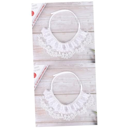 minkissy 2St Hunde-Halsband Hunde-Schal Hunde-Weihnachtsschal Hunde-Weihnachtshalsband niedlich Lätzchen Zubehör Halskette Kleinkind von minkissy