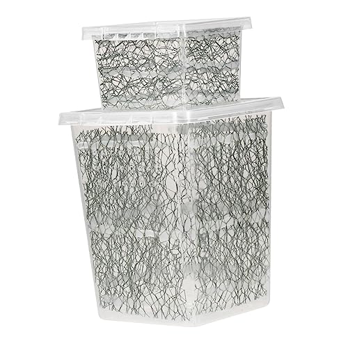 minkissy 2er-Box Futterbox Für Reptilien Schleichtiere Transportkäfig Spinne Plastik minkissy 2er-Box Futterbox Für Reptilien Schleichtiere Transportkäfig Spinne Plastik von minkissy