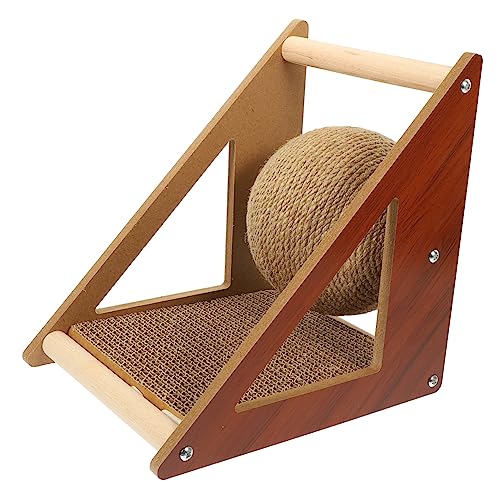 minkissy 2pcs Katzenkratzbaum Stabiler Katzenkratzer Katzenkratzrad Katzenkratzen Drehbar Indoor Katzen Spielzeug Karton Katzenkratzer Haustier Spielzeug Wischen Sie das Brett Doppelzweck Sisal minkissy 2pcs Katzenkratzbaum Stabiler Katzenkratzer Katzenkratzrad Katzenkratzen Drehbar Indoor Katzen Spielzeug Karton Katzenkratzer Haustier Spielzeug Wischen Sie das Brett Doppelzweck Sisal von minkissy