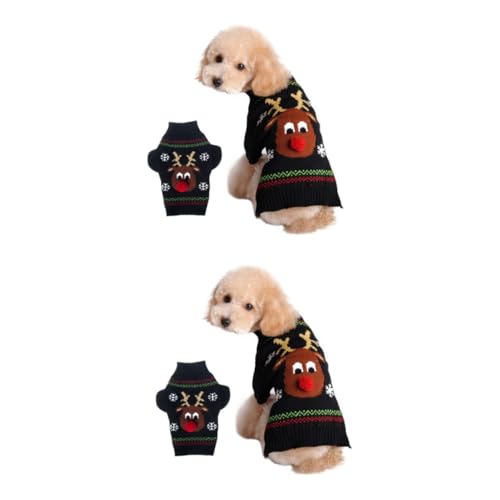 minkissy 2pcs Kleine Hund Outfits Niedlich Pullover Kleine Hund Pullover Hund Pullover für Kleine Hunde Haustier Kleidung Welpen Outfits Welpen Kleidung Kleine Hund Kleidung Hund Weihnachten Pullover minkissy 2pcs Kleine Hund Outfits Niedlich Pullover Kleine Hund Pullover Hund Pullover für Kleine Hunde Haustier Kleidung Welpen Outfits Welpen Kleidung Kleine Hund Kleidung Hund Weihnachten Pullover von minkissy