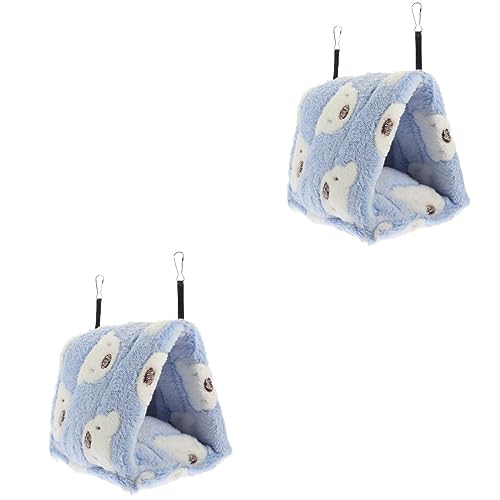 minkissy 2pcs hamster cotton nest hamster hanging bed hamster hut gerbil house small animal bed small pet house cozy hamster house gerbil hideout guinea pig bed squirrel nest von minkissy