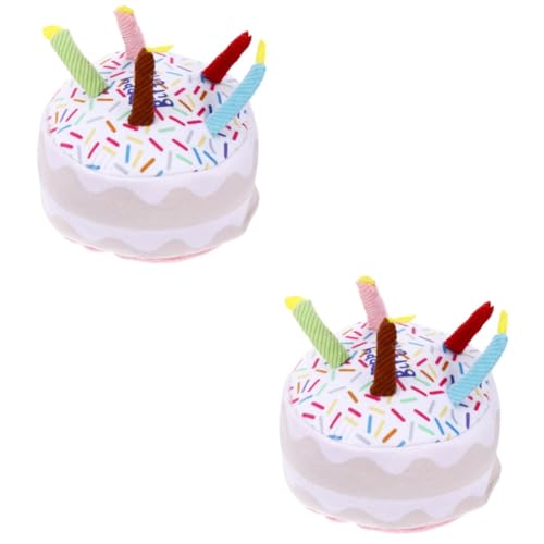 minkissy 2pcs pet birthday toy squeaky dog toy pet snuffle pad teething toys for puppies dog feeding toy Pet Molar Toy dog treats toys Birthday Cupcake present Plush party supplies chew minkissy 2pcs pet birthday toy squeaky dog toy pet snuffle pad teething toys for puppies dog feeding toy Pet Molar Toy dog treats toys Birthday Cupcake present Plush party supplies chew von minkissy