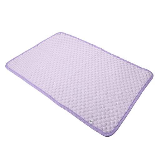 minkissy 2pcs pet ice mat pee pads dog cooling pad wee wee pads for dogs dog pads cool pet pad dog supplies training pads for dogs dog bed for car Pet Cooling Mat cloth purple cage kennel von minkissy