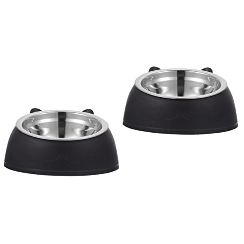 minkissy 2pcs pet stainless steel bowl ceramic cat bowl puppy dish bowl cat bowls pet food bowl dog water bowls pet water bowl stainless steel dog bowl cat bowl dish to feed cats plate minkissy 2pcs pet stainless steel bowl ceramic cat bowl puppy dish bowl cat bowls pet food bowl dog water bowls pet water bowl stainless steel dog bowl cat bowl dish to feed cats plate von minkissy