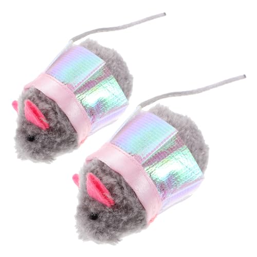 minkissy 2st Ausgestopftes Katzenspielzeug Katzenminze-Spielzeug Für Katzen Katzenspielzeug Mäuse Spielzeug Für Kätzchen in Mäuseform Katze Lustiges Spielzeug Beissen Plüsch Haustierzubehör minkissy 2st Ausgestopftes Katzenspielzeug Katzenminze-Spielzeug Für Katzen Katzenspielzeug Mäuse Spielzeug Für Kätzchen in Mäuseform Katze Lustiges Spielzeug Beissen Plüsch Haustierzubehör von minkissy