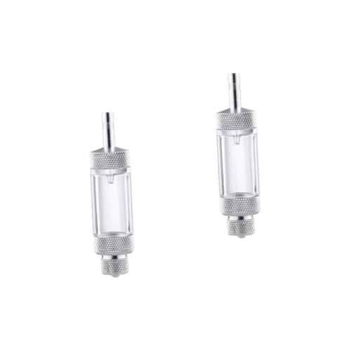minkissy 2 Stücke Aquarium Co2 Blasenzähler Kohlendioxid Messgerät Rückschlagblasenzähler Einzeldiffusor Rückschlagventil-regler Silber minkissy 2 Stücke Aquarium Co2 Blasenzähler Kohlendioxid Messgerät Rückschlagblasenzähler Einzeldiffusor Rückschlagventil-regler Silber von minkissy