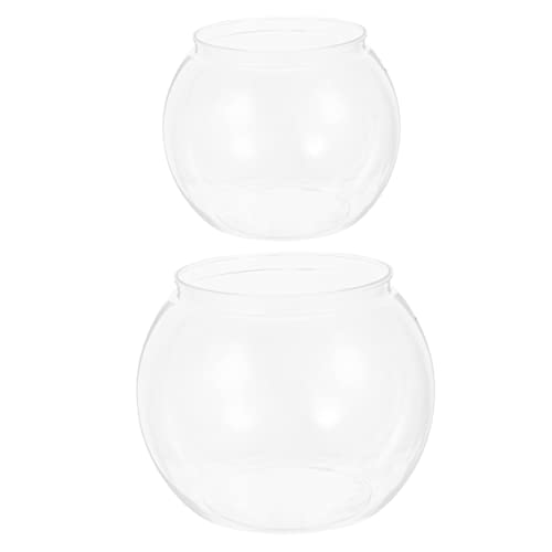 minkissy 2st Goldfischglas Durchsichtiger Plastikbehälter Trompetenvase Glasdekor Tischfischbecken Fischschalen Für Den Schreibtisch Obstschale Büro Das Haustier Schildkrötenbecken Aquarium minkissy 2st Goldfischglas Durchsichtiger Plastikbehälter Trompetenvase Glasdekor Tischfischbecken Fischschalen Für Den Schreibtisch Obstschale Büro Das Haustier Schildkrötenbecken Aquarium von minkissy