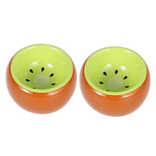 minkissy 2 Stücke Heavy Duty Keramik Schüssel-Spitze Tierfutternapf Für Hamster Rennmäuse Meerschweinchen minkissy 2 Stücke Heavy Duty Keramik Schüssel-Spitze Tierfutternapf Für Hamster Rennmäuse Meerschweinchen von minkissy