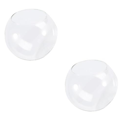 minkissy Glaskugel Hamster 2st Hamster Nest Aus Glas Hamsterhaus Meerschweinchenhaus Sandbad Für Hamster Hamsterhütte Haustier Sommernest Mini-hüttenkäfige Kühlendes Haustiernest Haustierzubehör 10cm von minkissy
