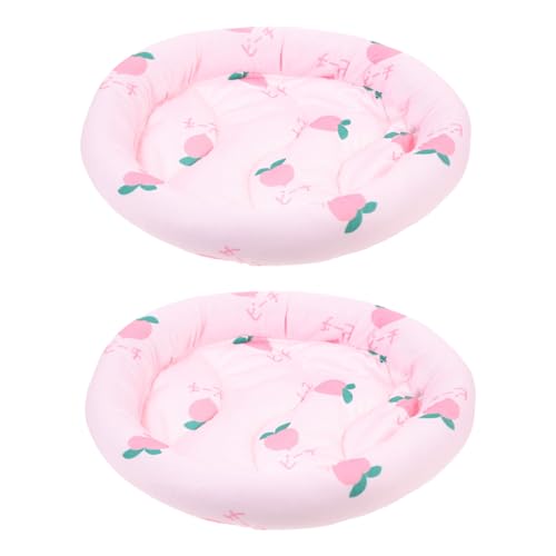 minkissy 2st Hamster Pad Reptilien Haustierkühlmatte Leopardenbettwäsche Spielzeug Welpe Rennmaus Bettwäsche Ice Silk Pet Kühlpolster Spielzeug-Haustiere Pp Baumwolle Chinchilla Liegekissen von minkissy
