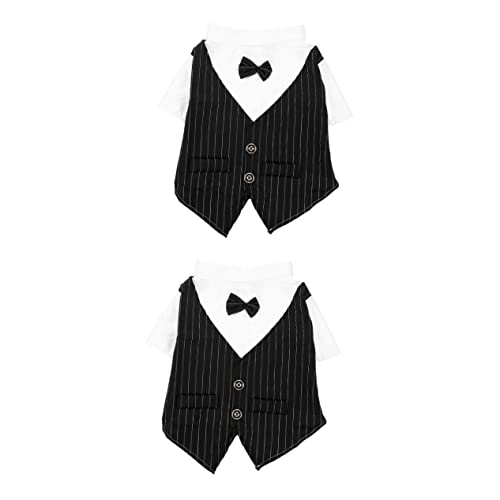 minkissy 2 Stücke Gedruckt Welpen Anzug Fliege Hochzeit Outfits Für Hunde Kätzchen Bekleidung Ornament Für Haustier minkissy 2 Stücke Gedruckt Welpen Anzug Fliege Hochzeit Outfits Für Hunde Kätzchen Bekleidung Ornament Für Haustier von minkissy