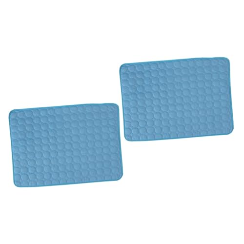 minkissy Kühlmatte Für Haustiere 2 Stück Für Hundematte Haustierbettunterlage Atmungsaktiv Bequem Einfache Lagerung Verhindert Überhitzung Größe M minkissy Kühlmatte Für Haustiere 2 Stück Für Hundematte Haustierbettunterlage Atmungsaktiv Bequem Einfache Lagerung Verhindert Überhitzung Größe M von minkissy